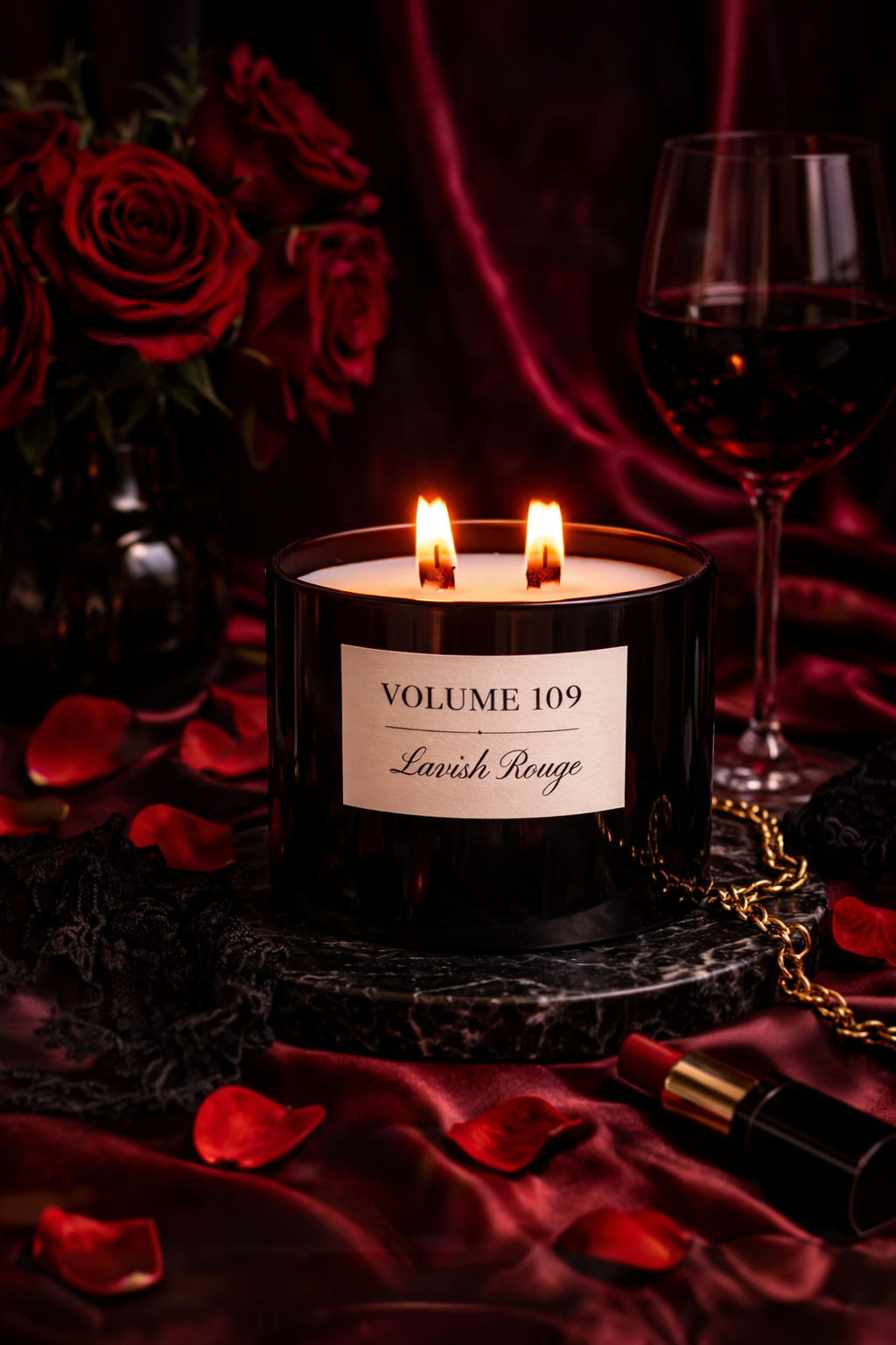 Lavish Rouge Scented Candles (Inspired by Baccarat Rouge 540)